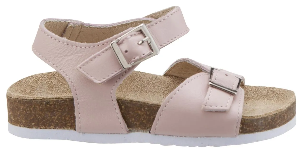 Old Soles Girl's Powder Pink Retreat Leather Sandals