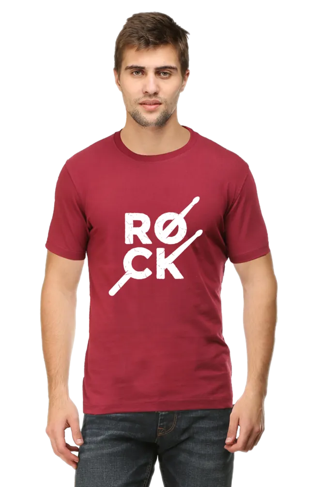 Rock Rhythms Printed T-shirt for men