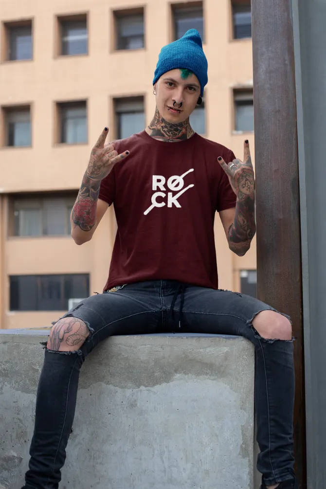 Rock Rhythms Printed T-shirt for men