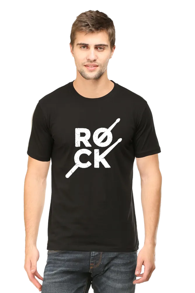 Rock Rhythms Printed T-shirt for men