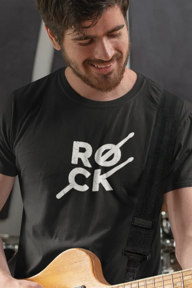 Rock Rhythms Printed T-shirt for men