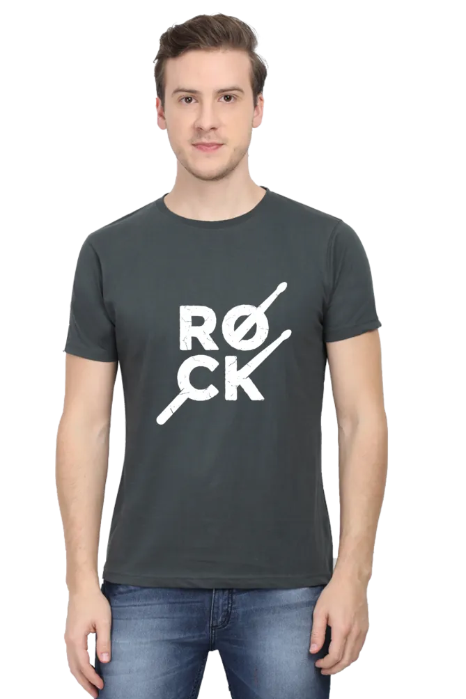 Rock Rhythms Printed T-shirt for men