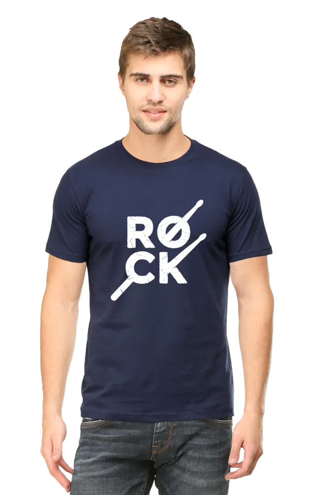 Rock Rhythms Printed T-shirt for men
