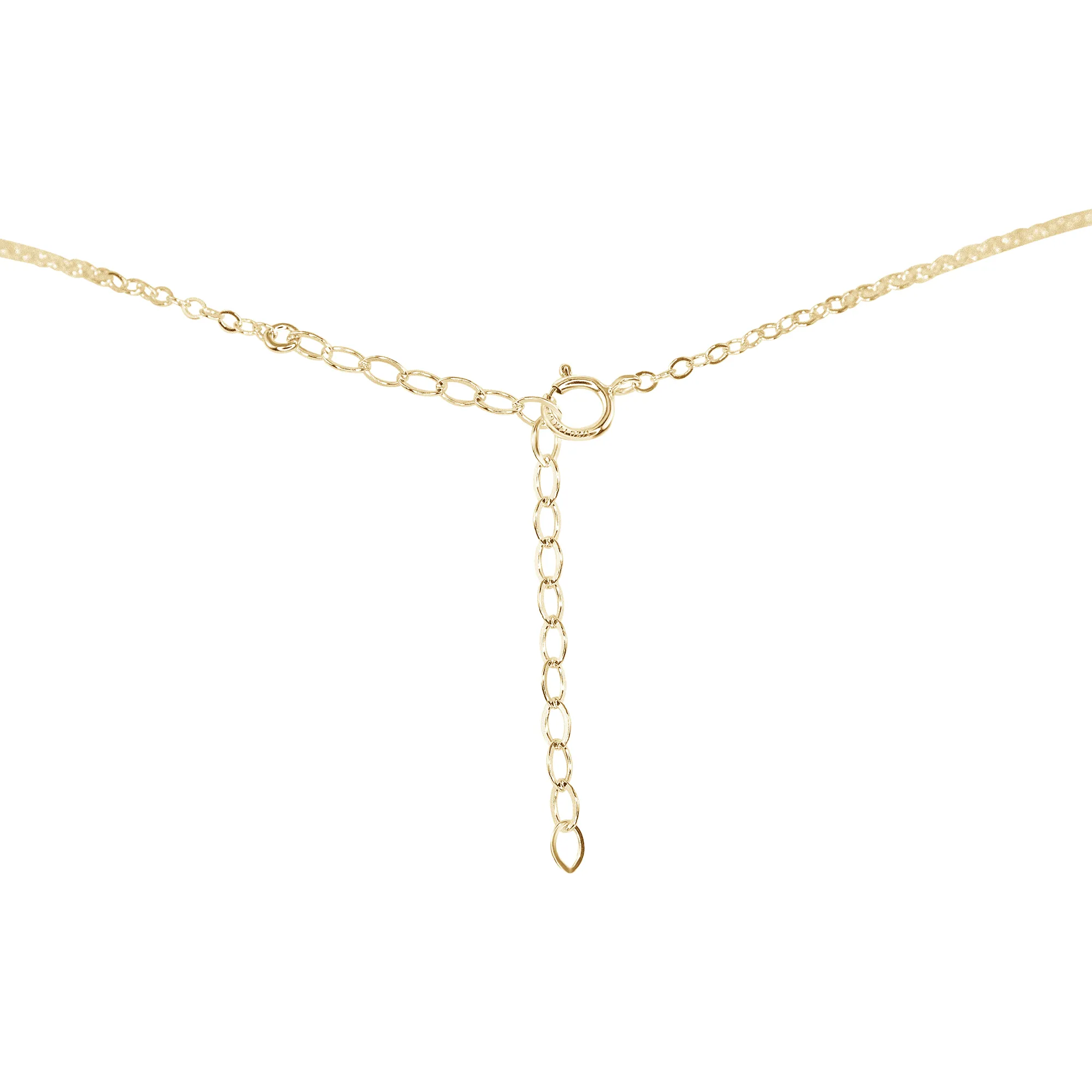 Rose Quartz Mini Double Terminated Crystal Point Pendant Choker Necklace
