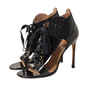 SAINT LAURENT LACE UP HEELS EU 40/ UK 7