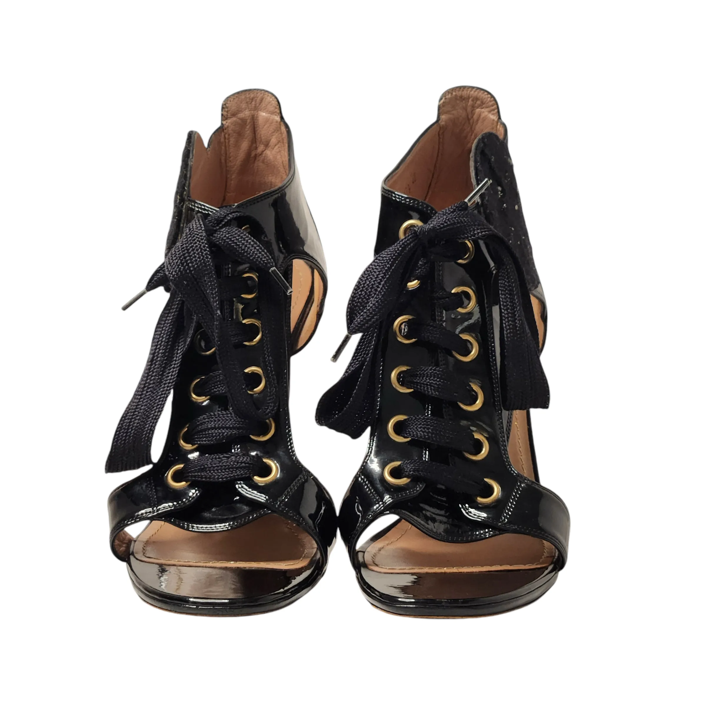 SAINT LAURENT LACE UP HEELS EU 40/ UK 7