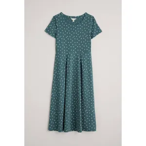 Seasalt S/S Veronica Dress Little Sponge Spot Pool