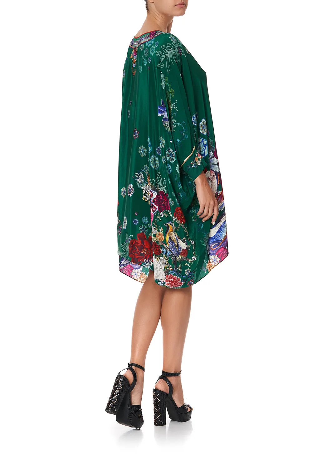 SHORT KAFTAN WITH CUFF EMERALD'S ORBIT