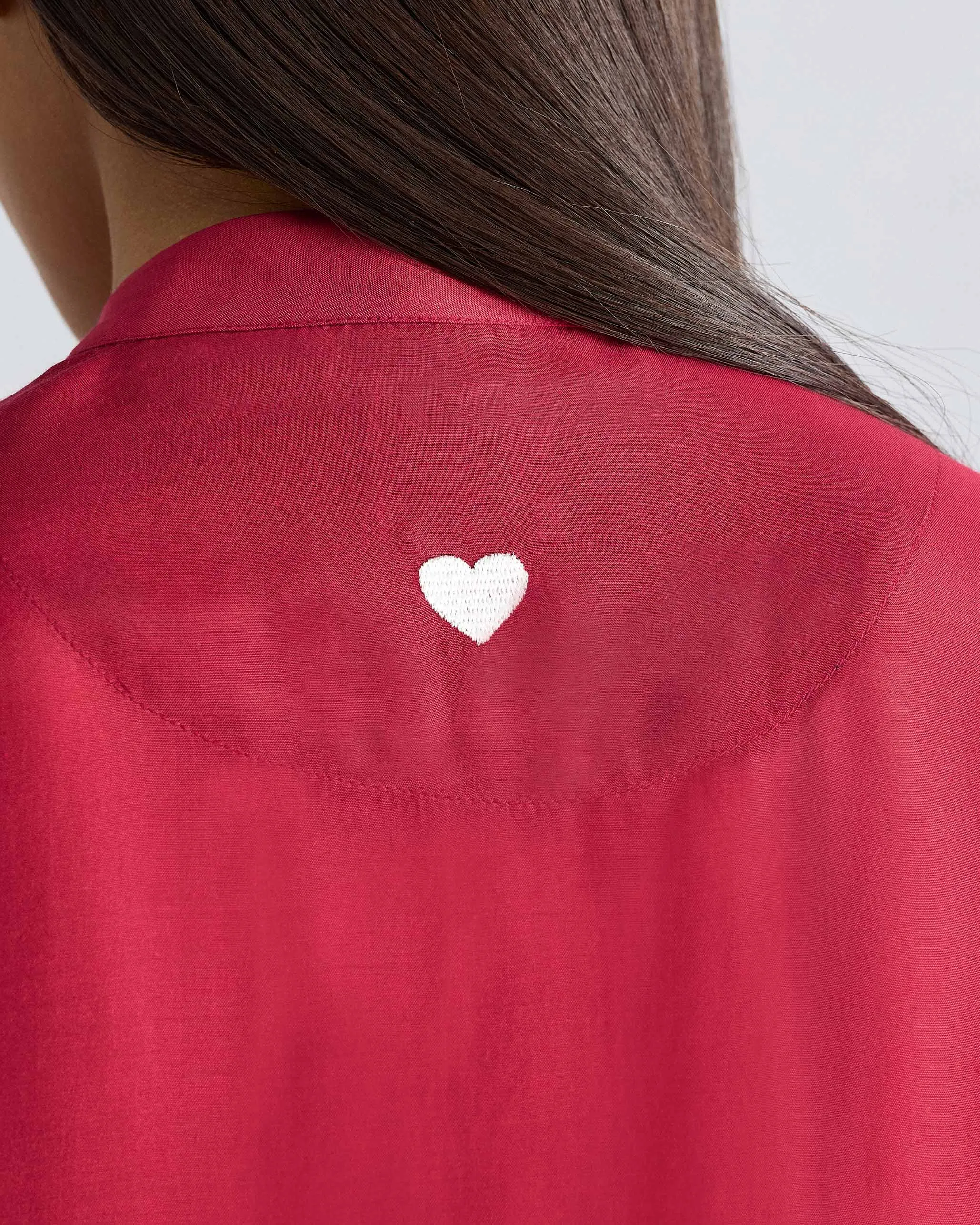 Short Sleeve Kurta - Red