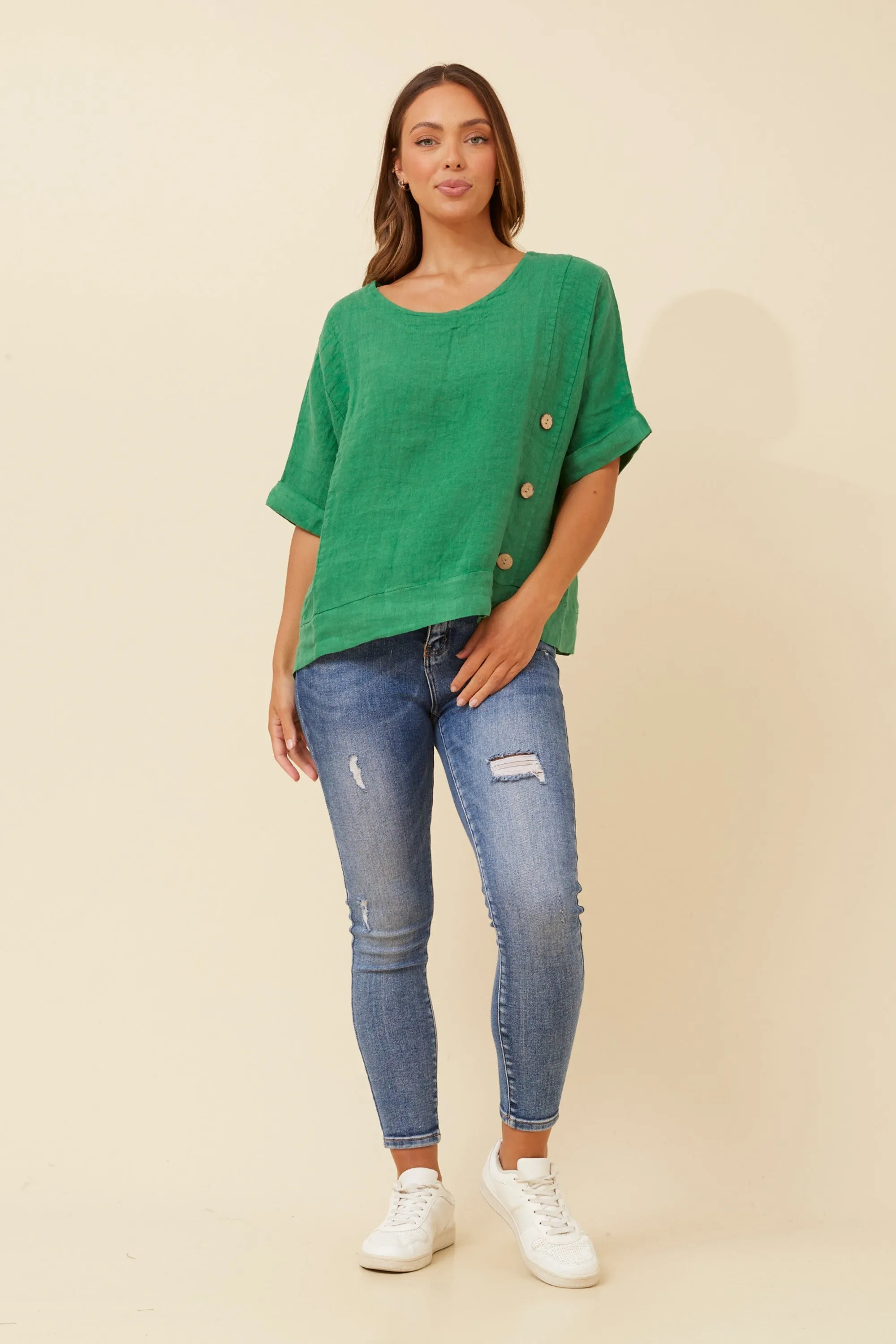 SIEN LINEN TOP