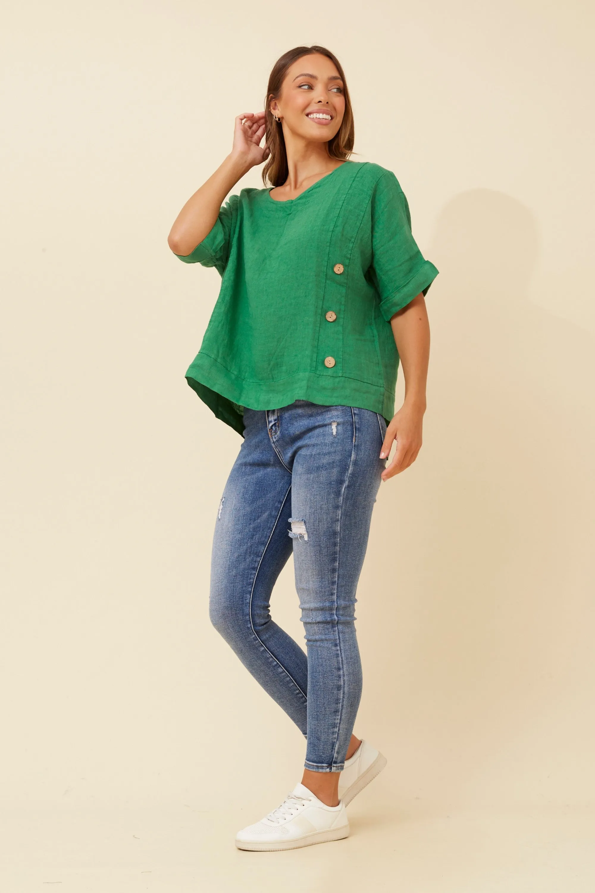 SIEN LINEN TOP