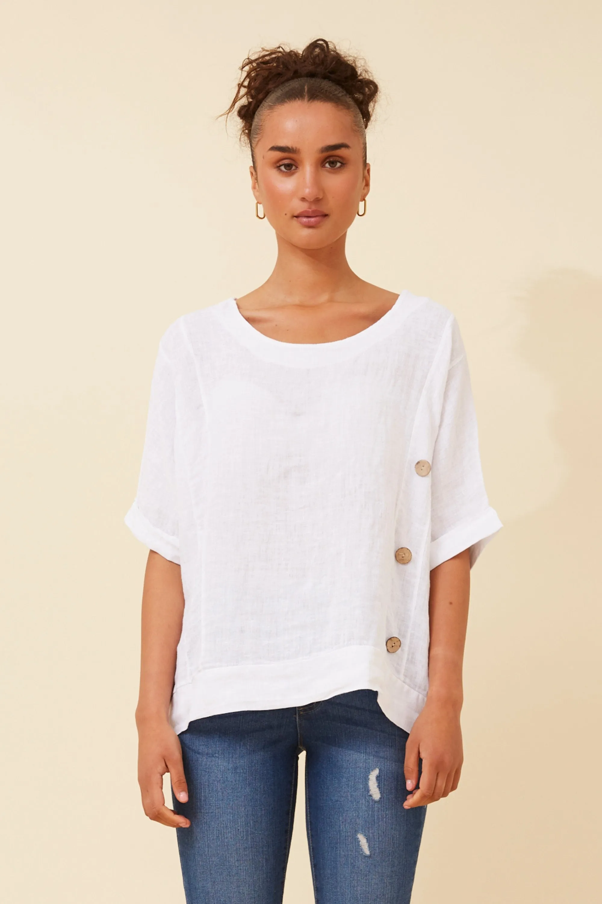 SIEN LINEN TOP