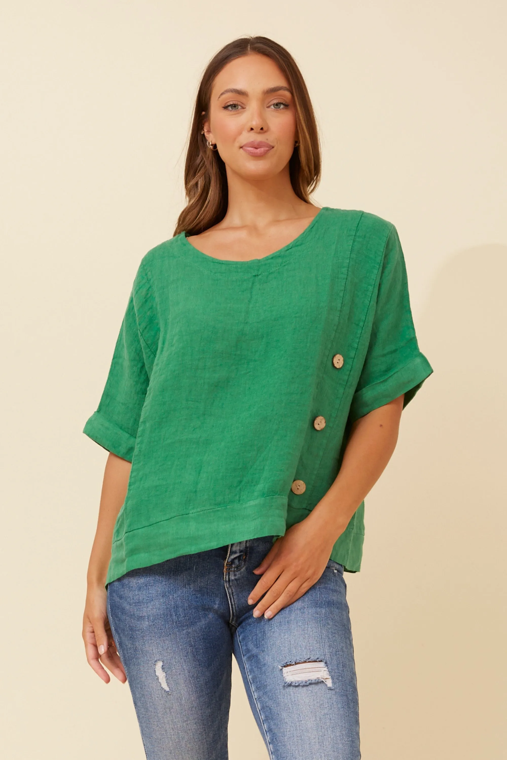 SIEN LINEN TOP