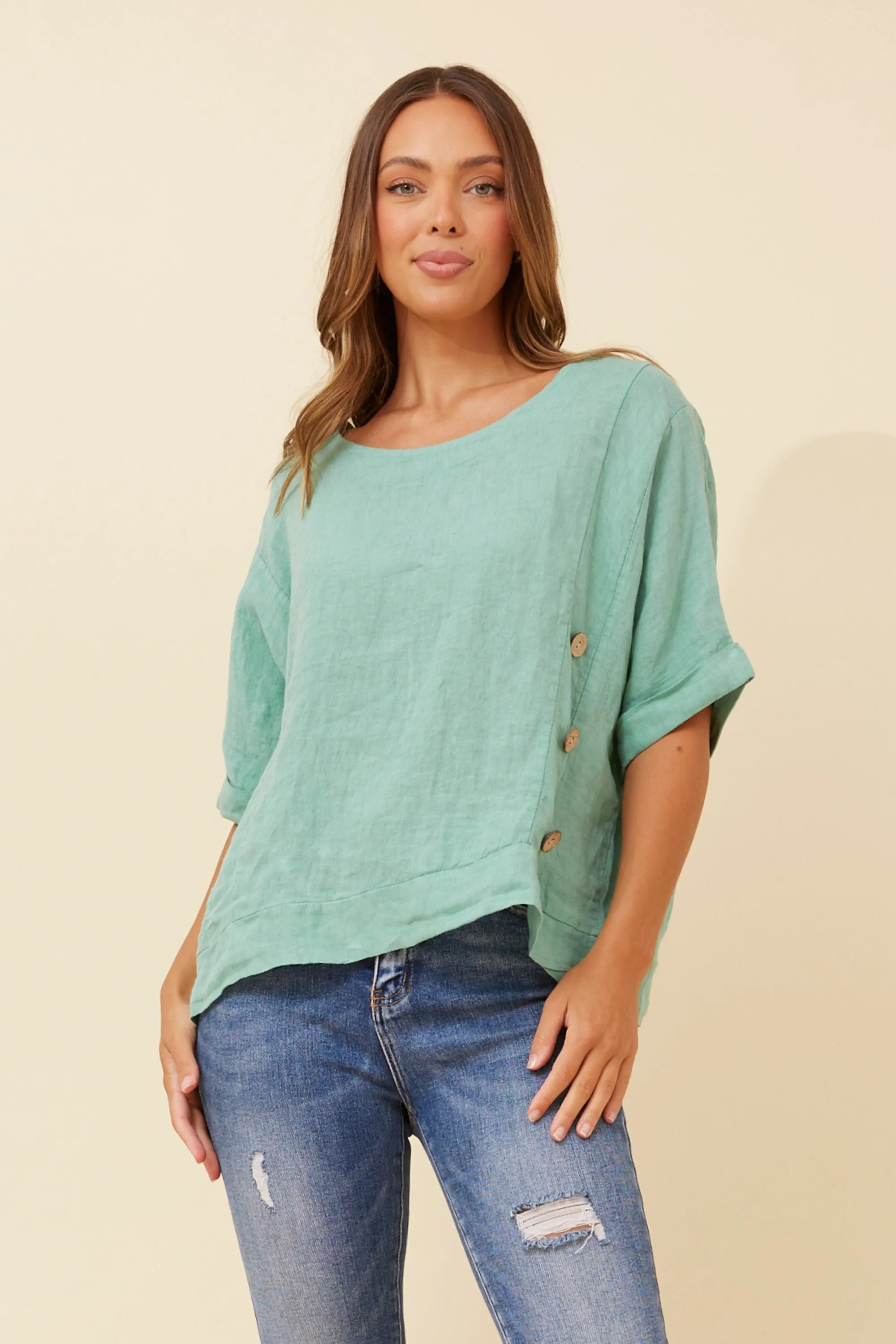 SIEN LINEN TOP