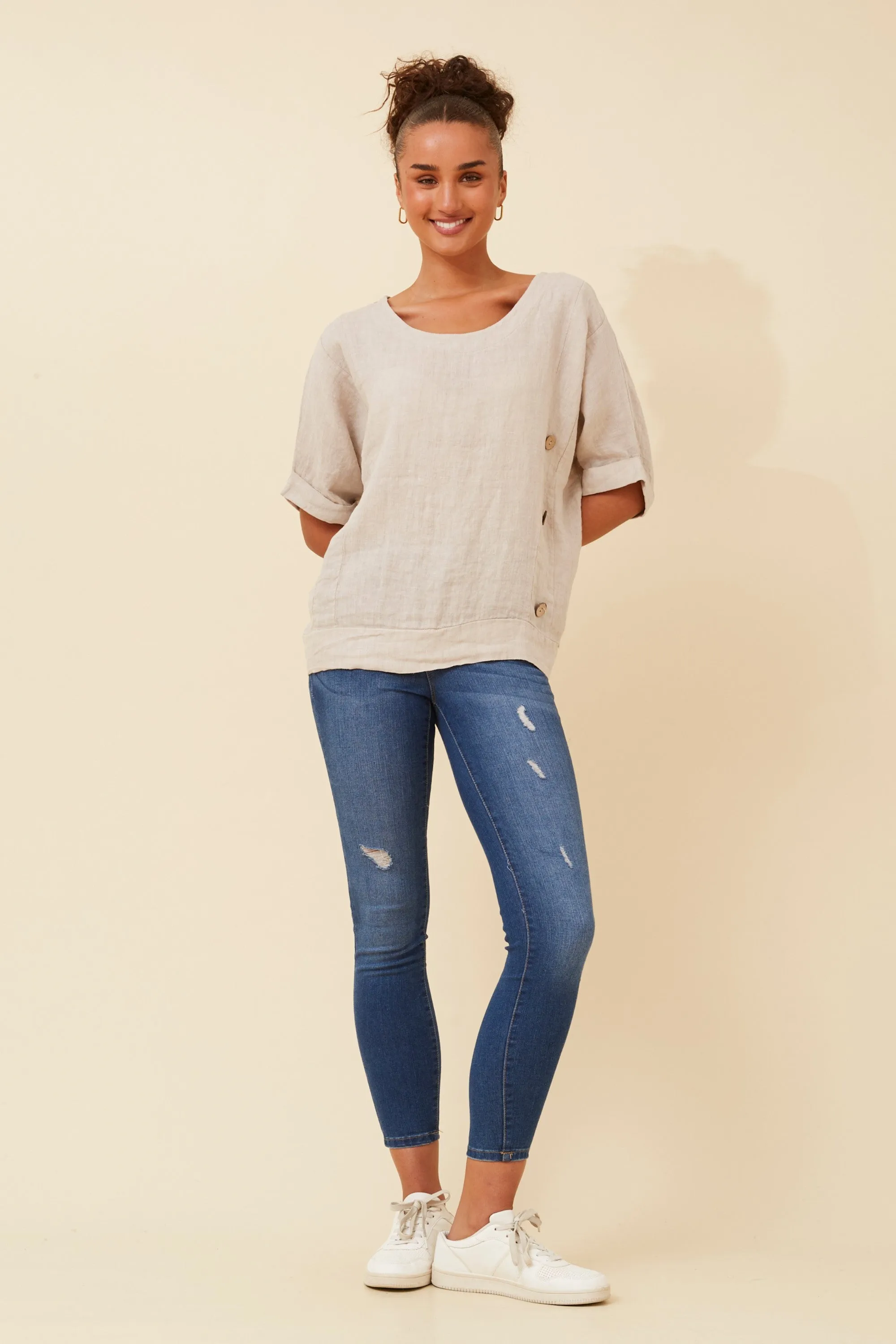 SIEN LINEN TOP