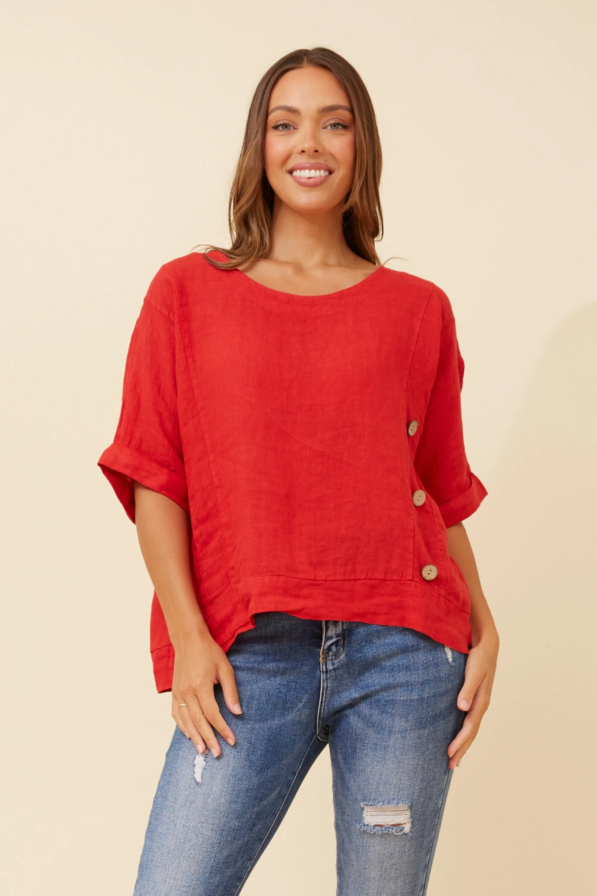 SIEN LINEN TOP