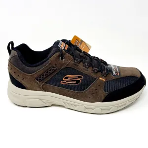 Skechers Oak Canyon Chocolate Black Mens Relaxed Fit Casual Outdoor Sneakers