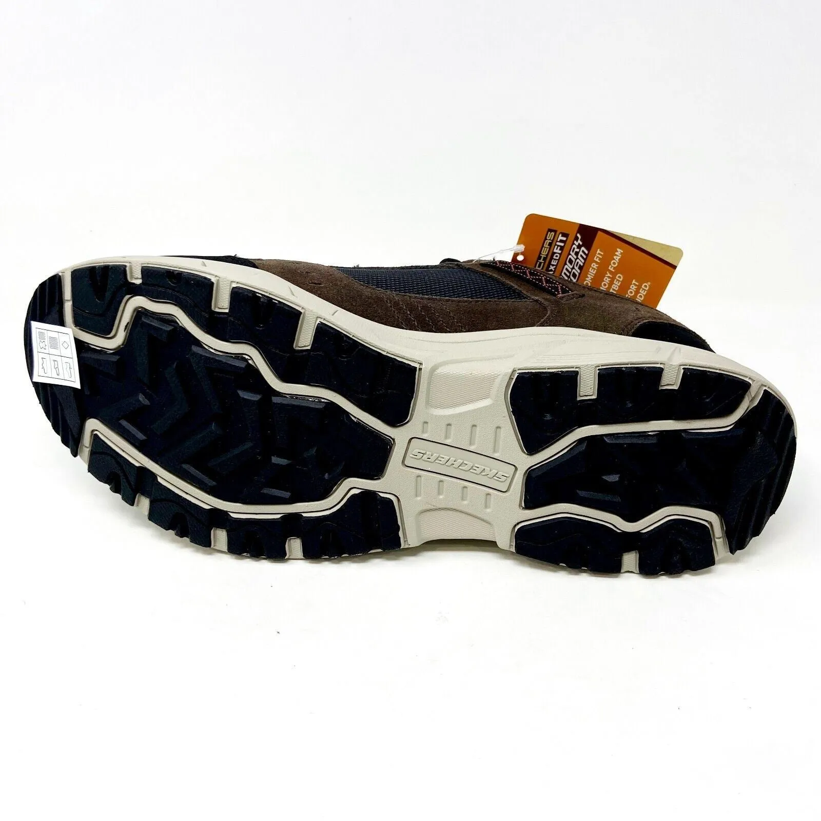 Skechers Oak Canyon Chocolate Black Mens Relaxed Fit Casual Outdoor Sneakers
