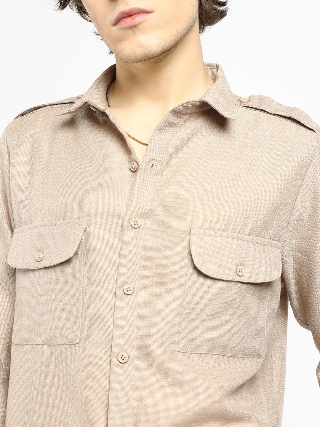 Solid Relaxed Shirt