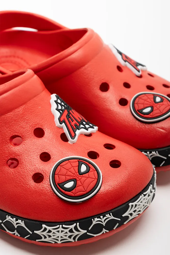 Spider-Man Clog Red