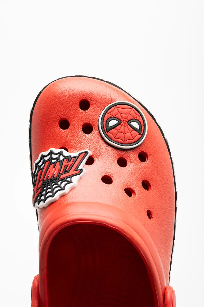 Spider-Man Clog Red