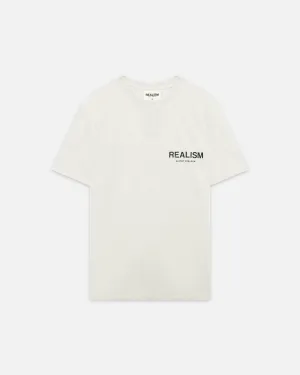 SSS REALISM BACK LOGO TEE OATMEAL