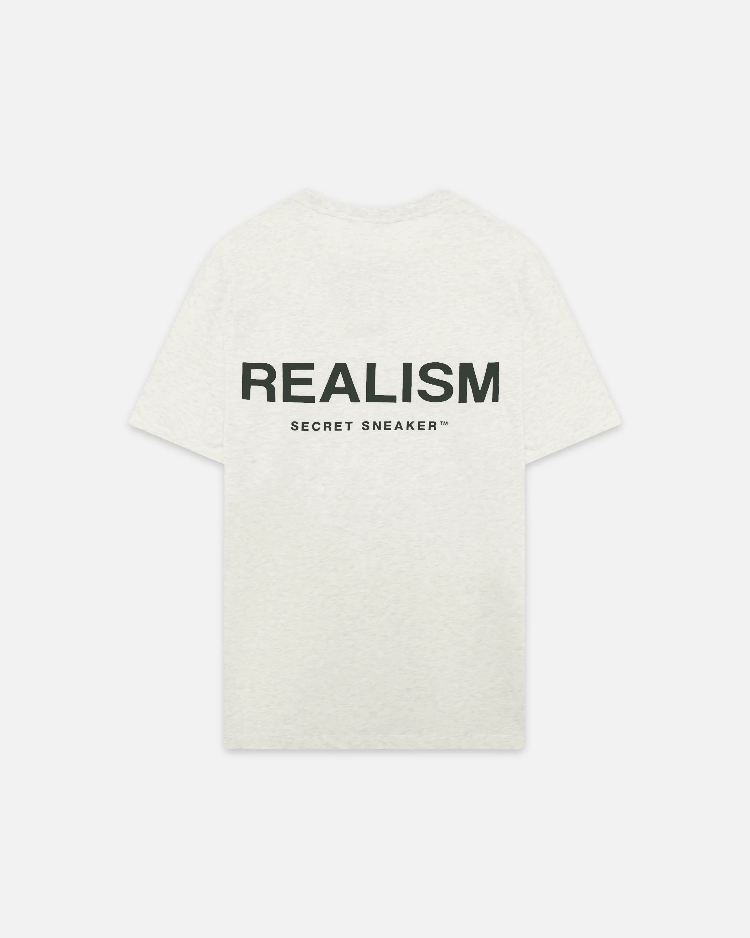 SSS REALISM BACK LOGO TEE OATMEAL