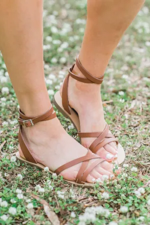 Steven By Steve Madden: The Mata Sandals, Cognac
