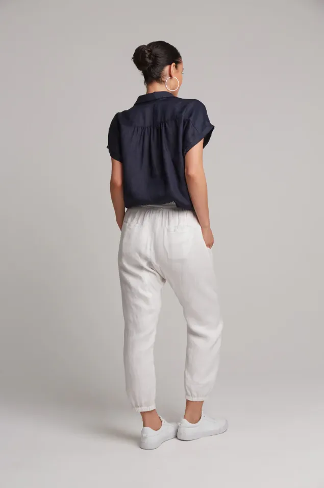 STUDIO RELAXED PANT: SALT