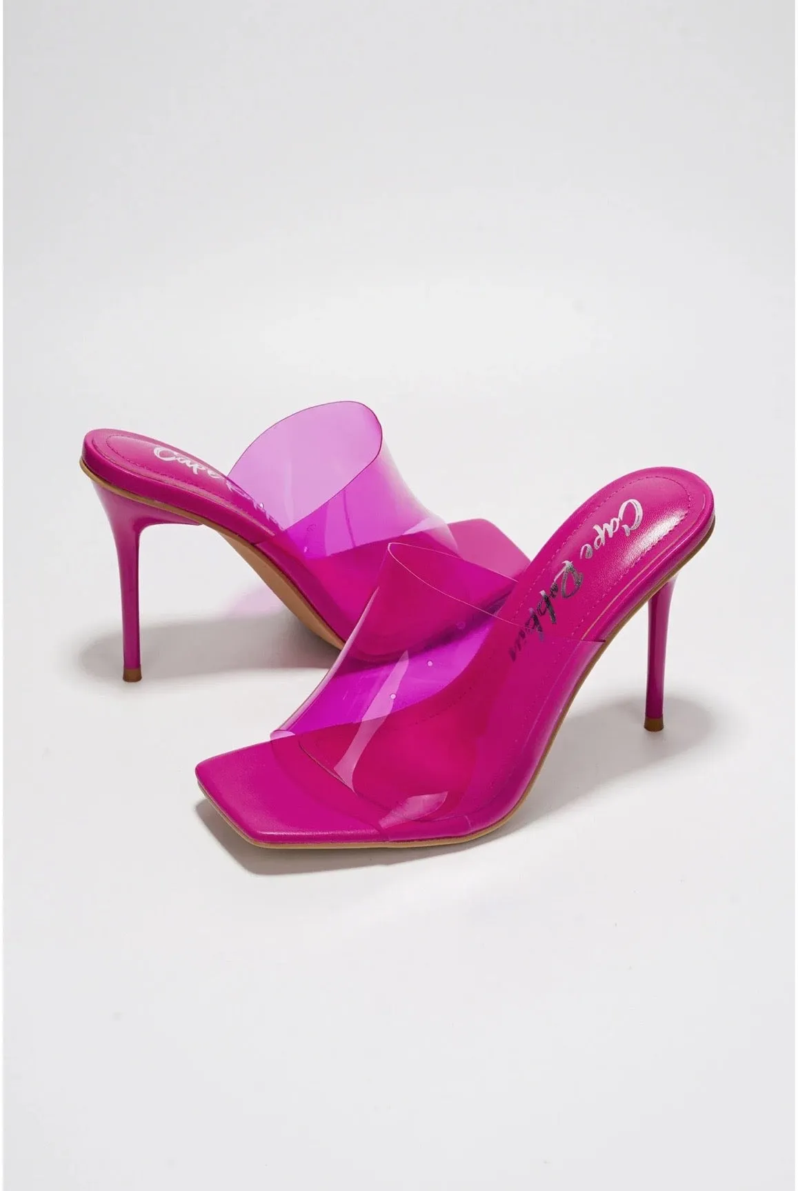 Suellen....Color Flap Open toe Heels