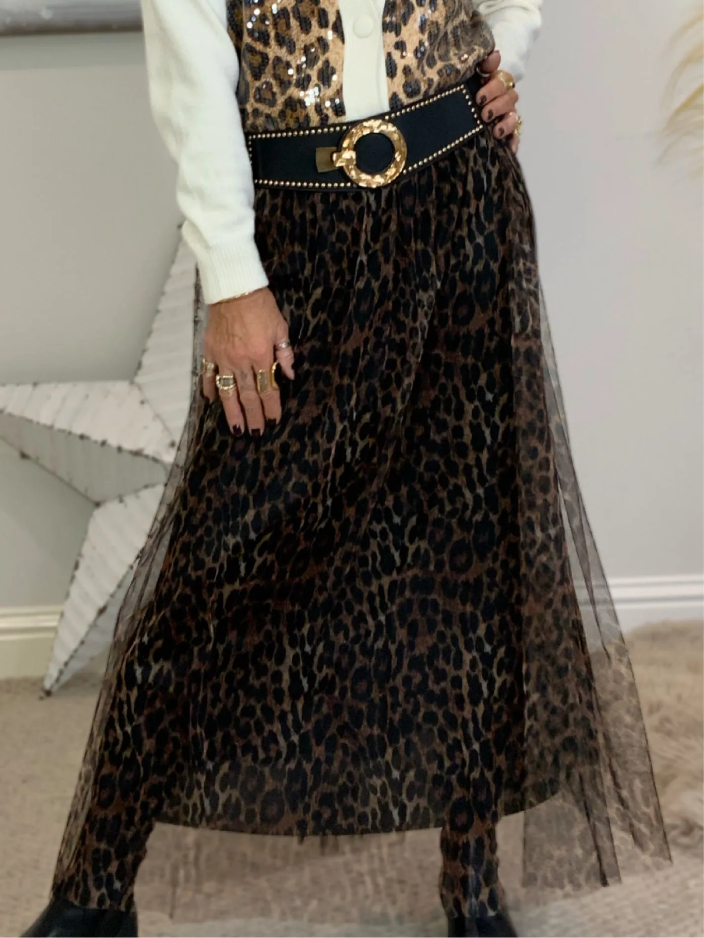 Telulah Tulle Maxi Skirt