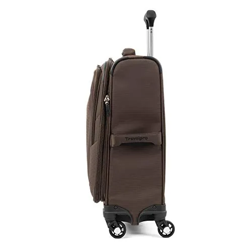 Travelpro Maxlite 5 | 3-Pc Set | 21" Carry-On & 25" Exp. Spinners With Travel Pillow (Mocha)