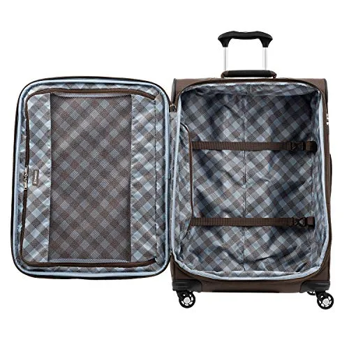Travelpro Maxlite 5 | 3-Pc Set | 21" Carry-On & 25" Exp. Spinners With Travel Pillow (Mocha)