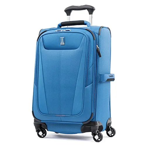 Travelpro Maxlite 5 | 4-Pc Set | 21" Carry-On, 25" & 29" Exp. Spinners With Travel Pillow (Azure