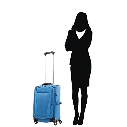 Travelpro Maxlite 5 | 4-Pc Set | 21" Carry-On, 25" & 29" Exp. Spinners With Travel Pillow (Azure