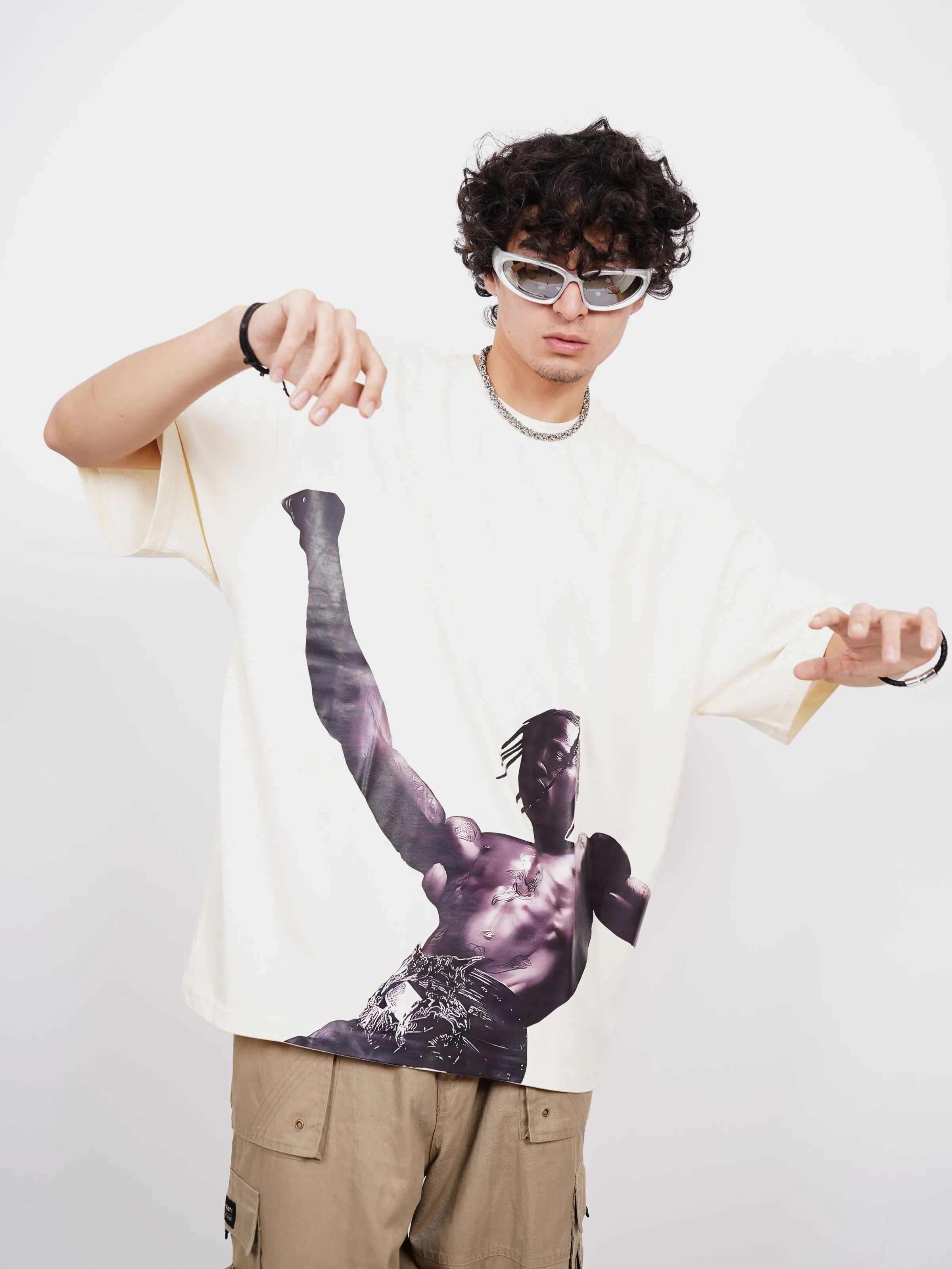Travis Scott : The Utopia Album Drop Sleeved  Tee For Men and Women