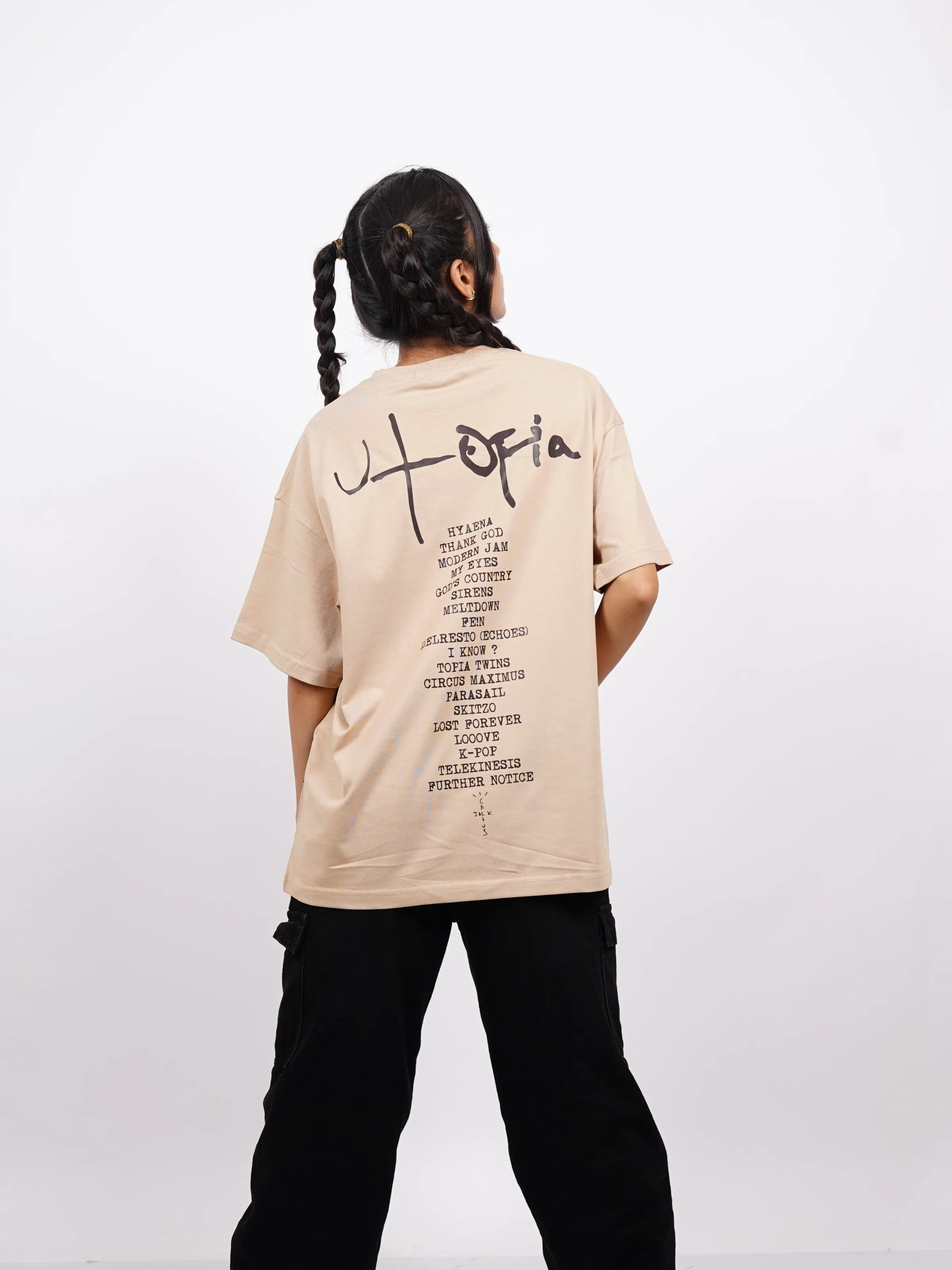 Travis Scott : The Utopia Album Drop Sleeved  Tee For Men and Women