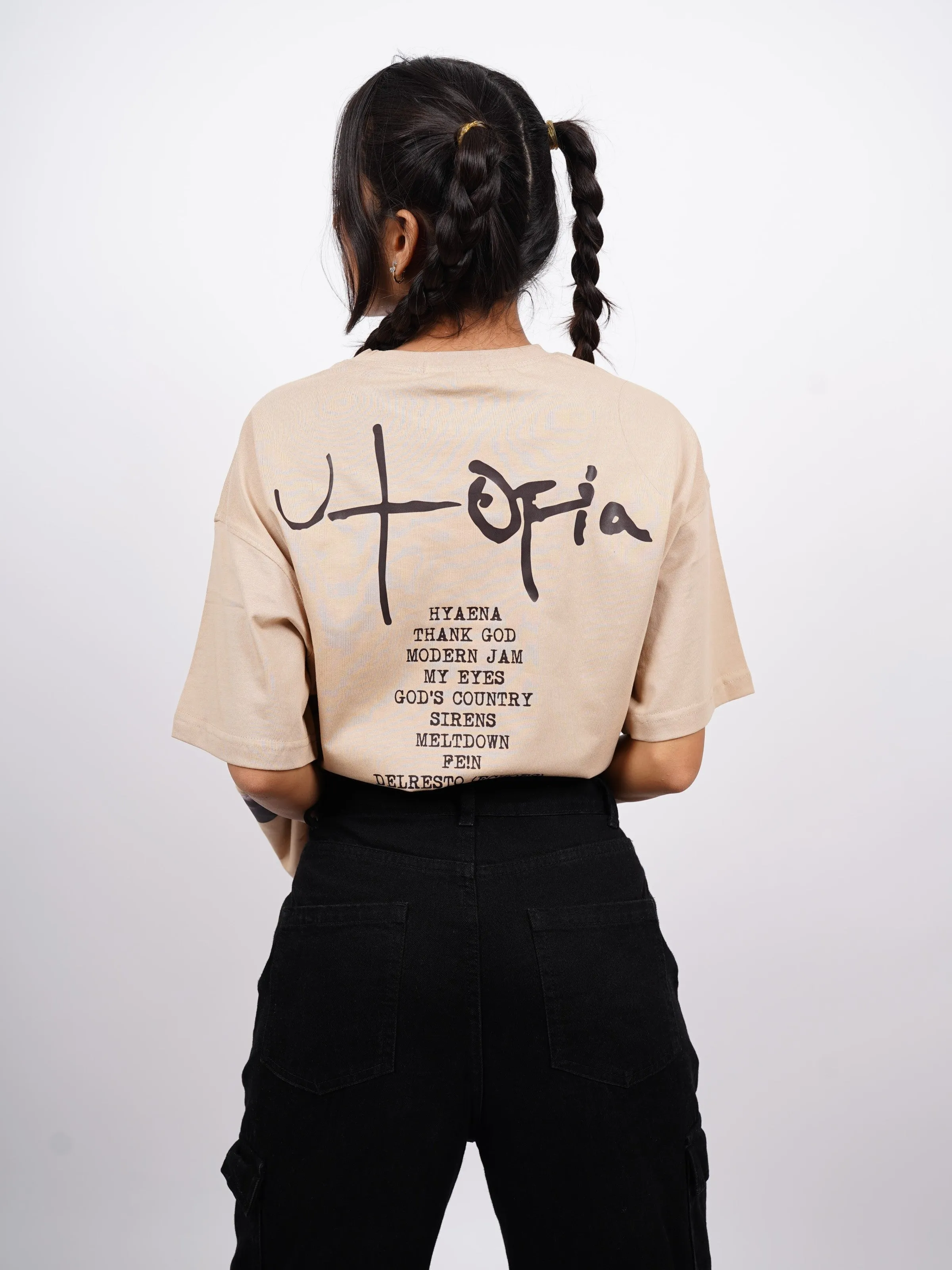 Travis Scott : The Utopia Album Drop Sleeved  Tee For Men and Women