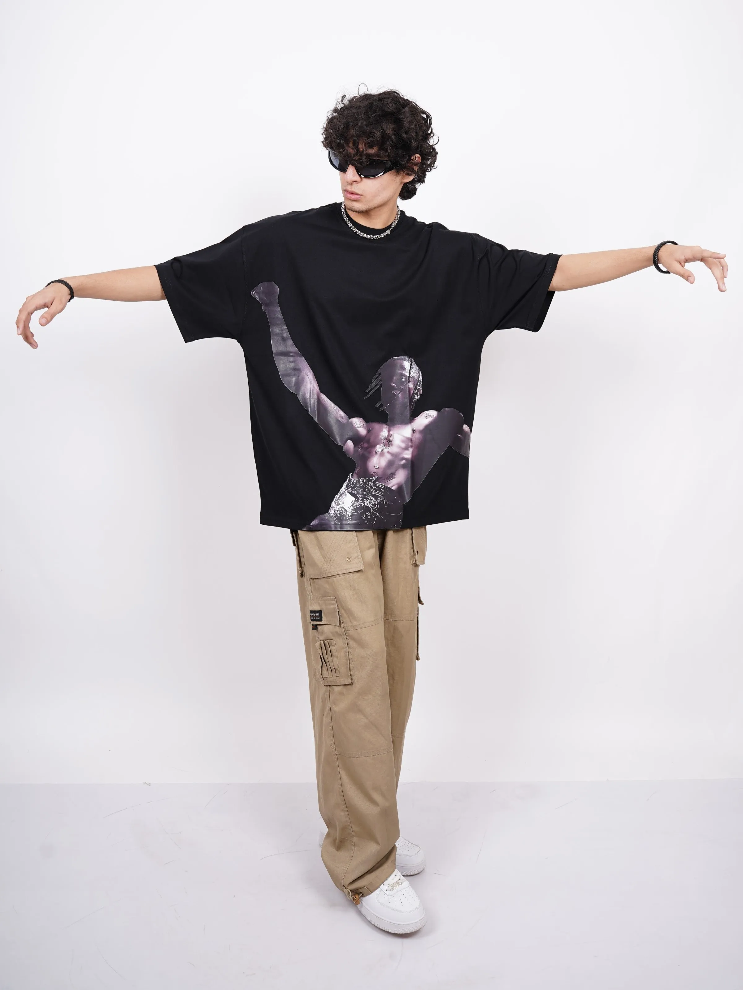 Travis Scott : The Utopia Album Drop Sleeved  Tee For Men and Women