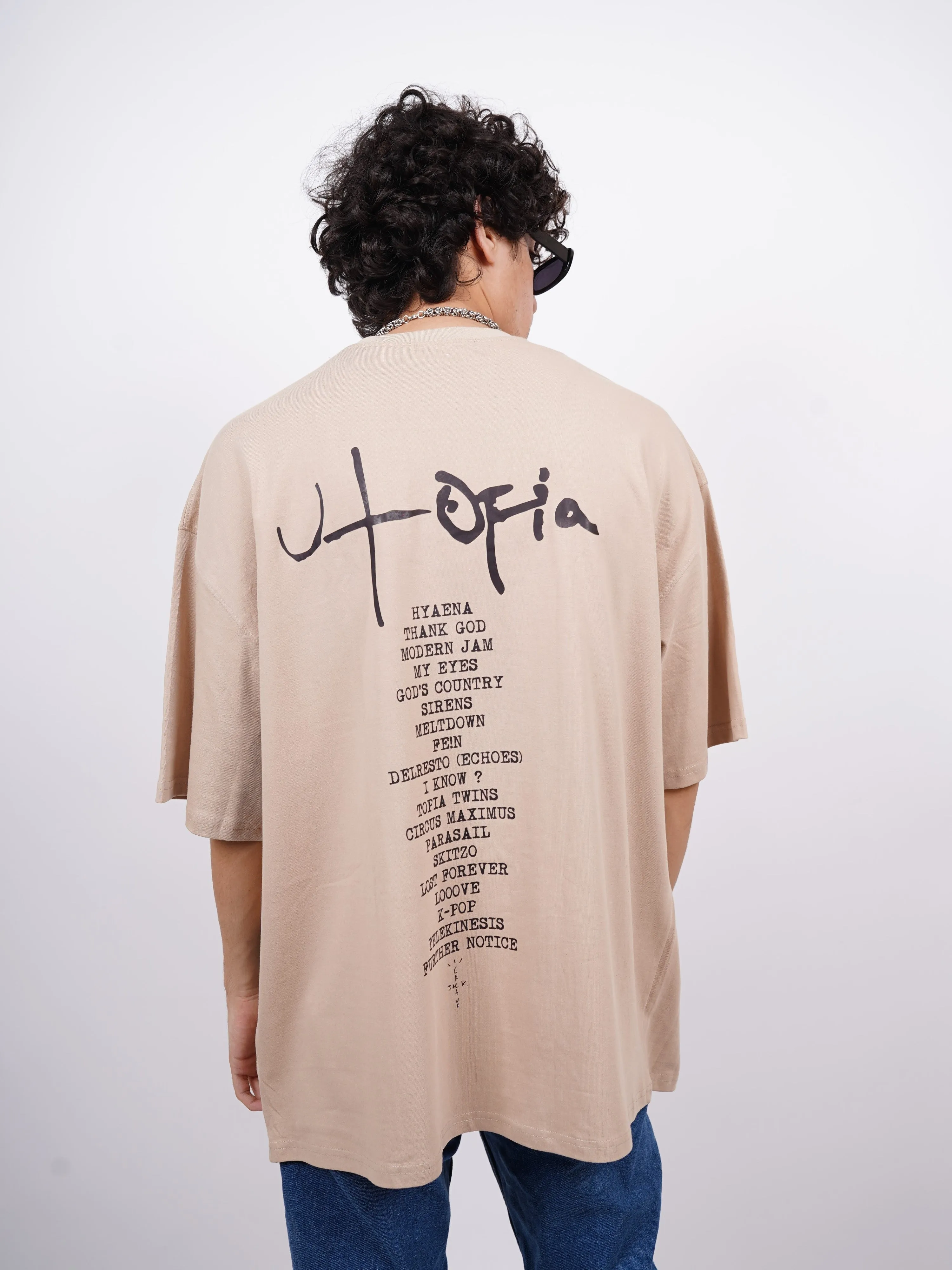 Travis Scott : The Utopia Album Drop Sleeved  Tee For Men and Women