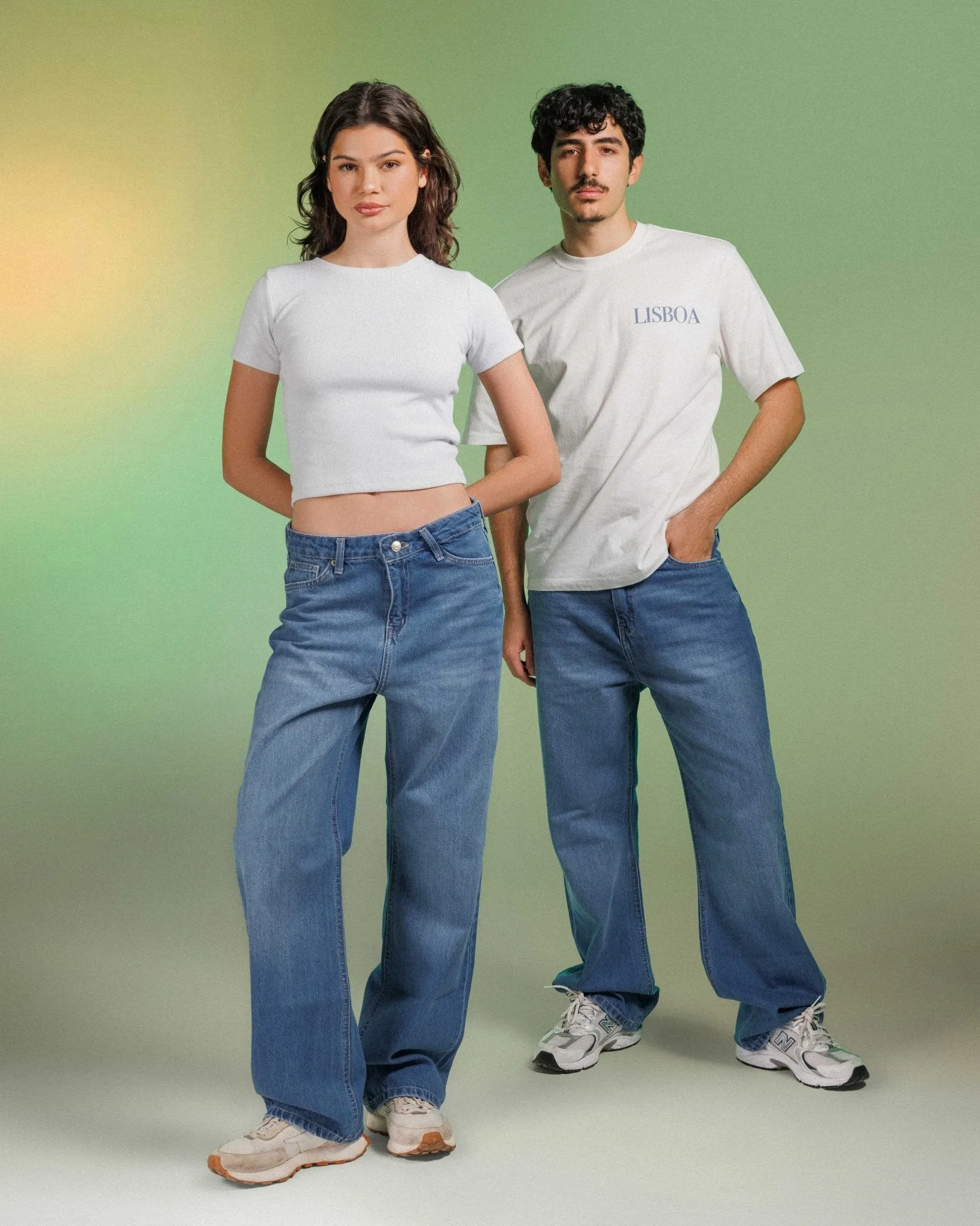 Unisex | Wide Leg - Real Blue Jeans