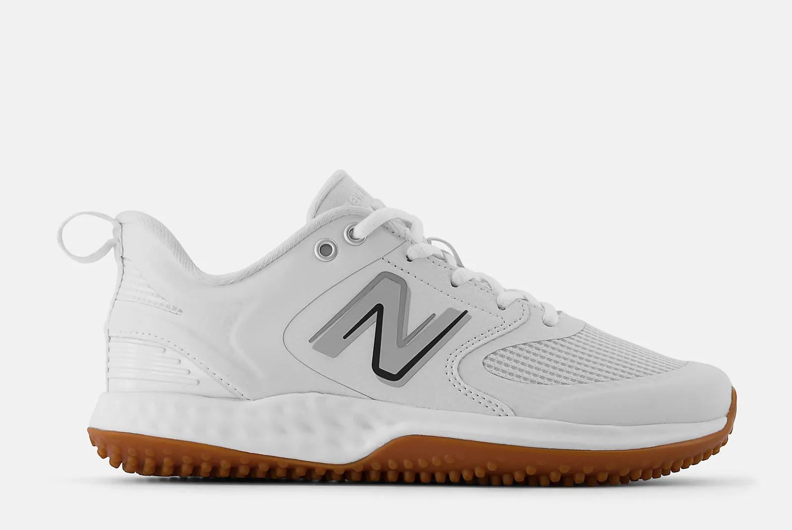 Womens New Balance Fresh Foam Velo V3 Turf Trainer White with Gum STVELOW