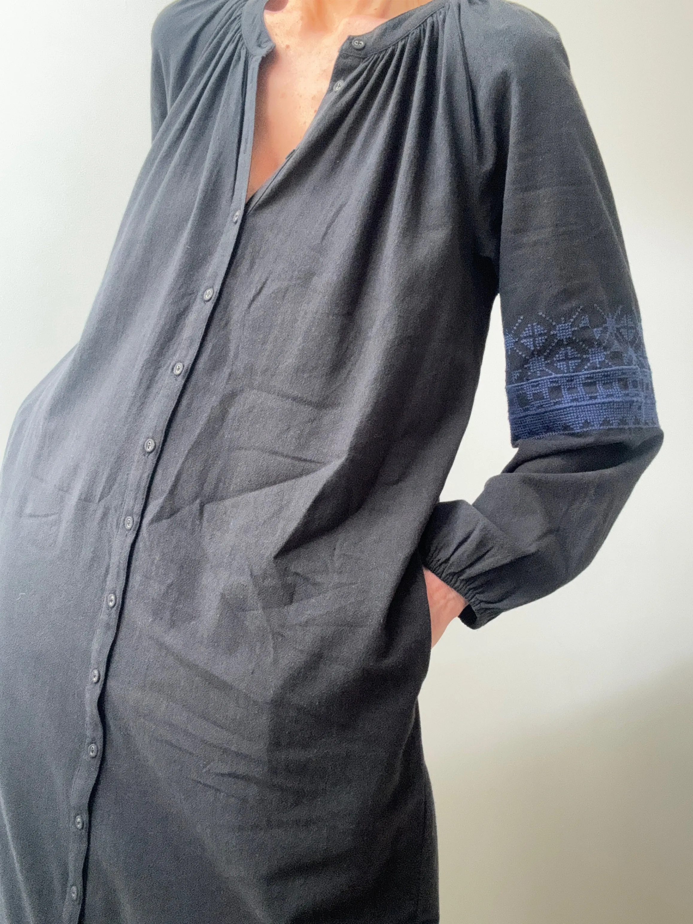 Xirena Lilou Cotton Maxi Dress Black