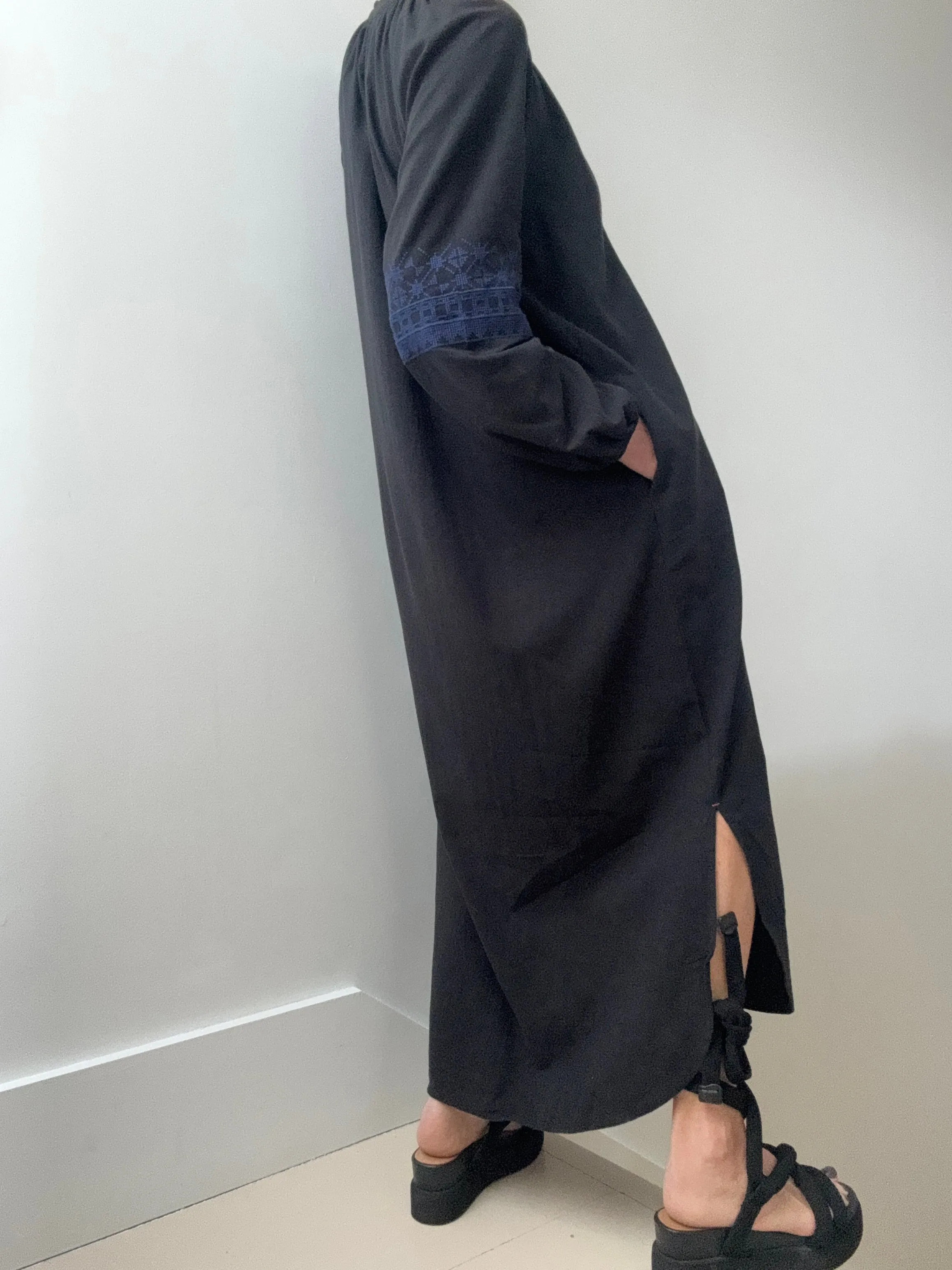 Xirena Lilou Cotton Maxi Dress Black