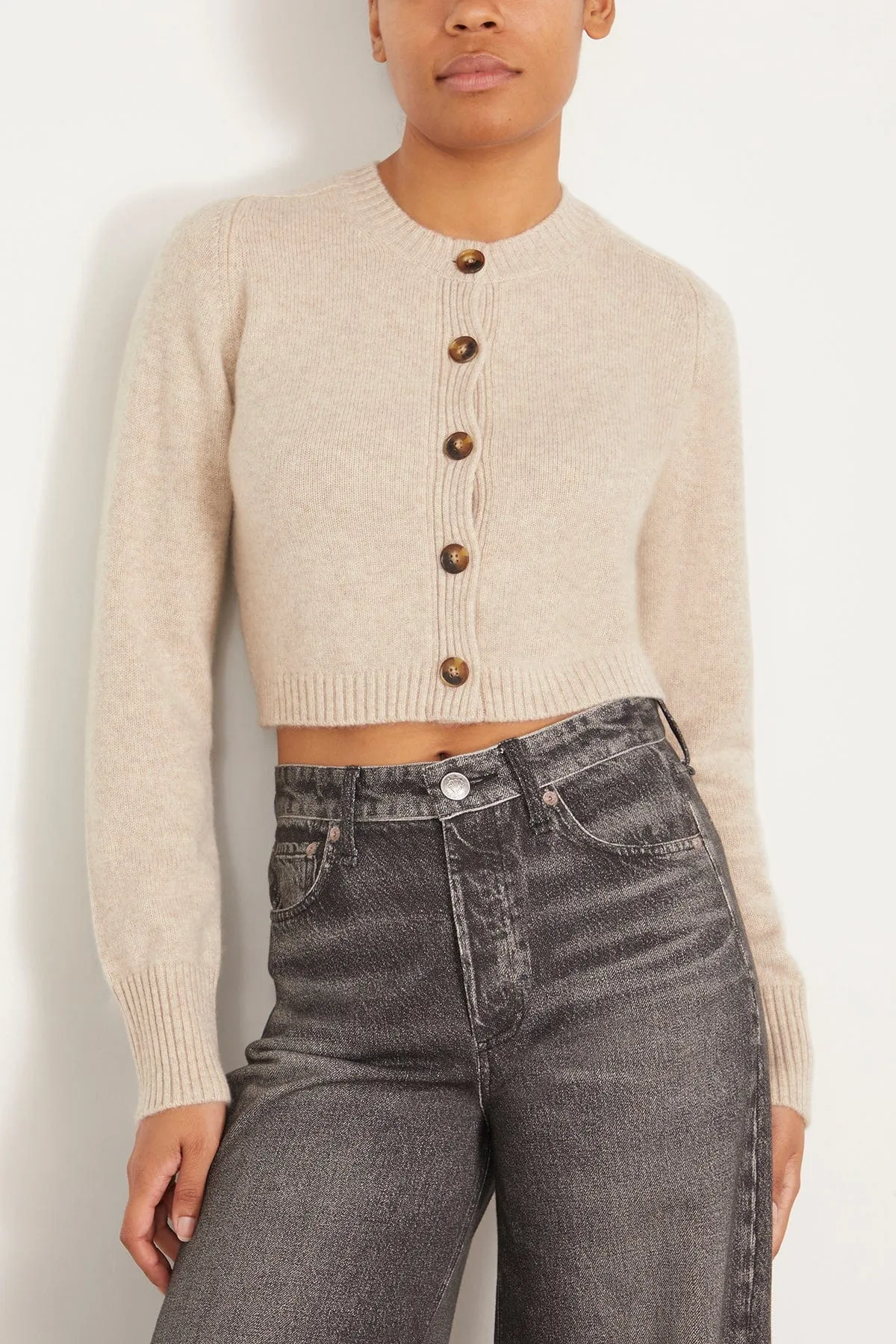 Zephir Cardigan in Beige Melange