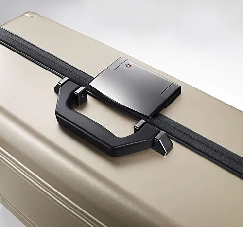 Zero Halliburton Zro 20" International Carry-On 4-Wheel Spinner Luggage (20, Silver)